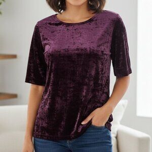 ZOZO Purple Top, Large, NWT